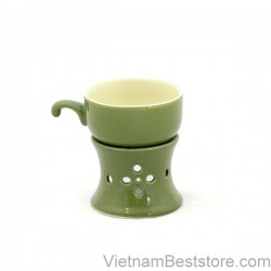 Cups with stove keep warming - Green nuggets