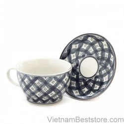 Capuchino Cup large floral four petal